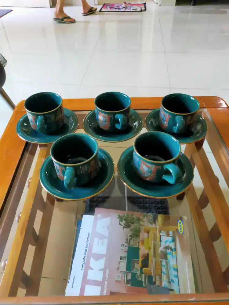 cangkir tebal 5 set