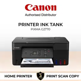 Printer Ink Tank CANON PIXMA G2770 Print, Scan, Copy Garansi Resmi!!