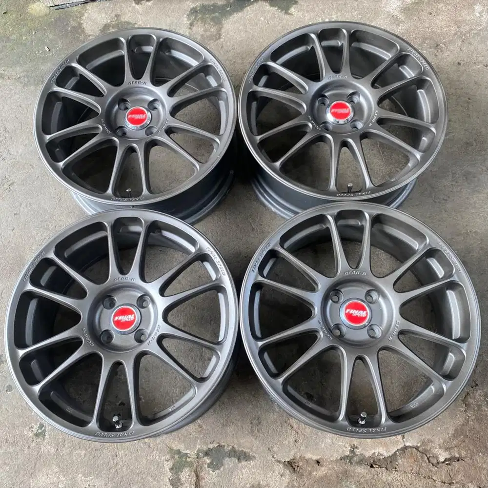 Japan A-Tech Gear-R Ring 17 4x100 Velg Ori Original Jepang R17