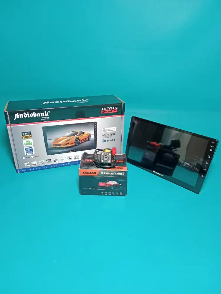 Head Unit Android AUDIOBANK AB-TV6912 AVATAR 9 2/32 & Camera Parkir
