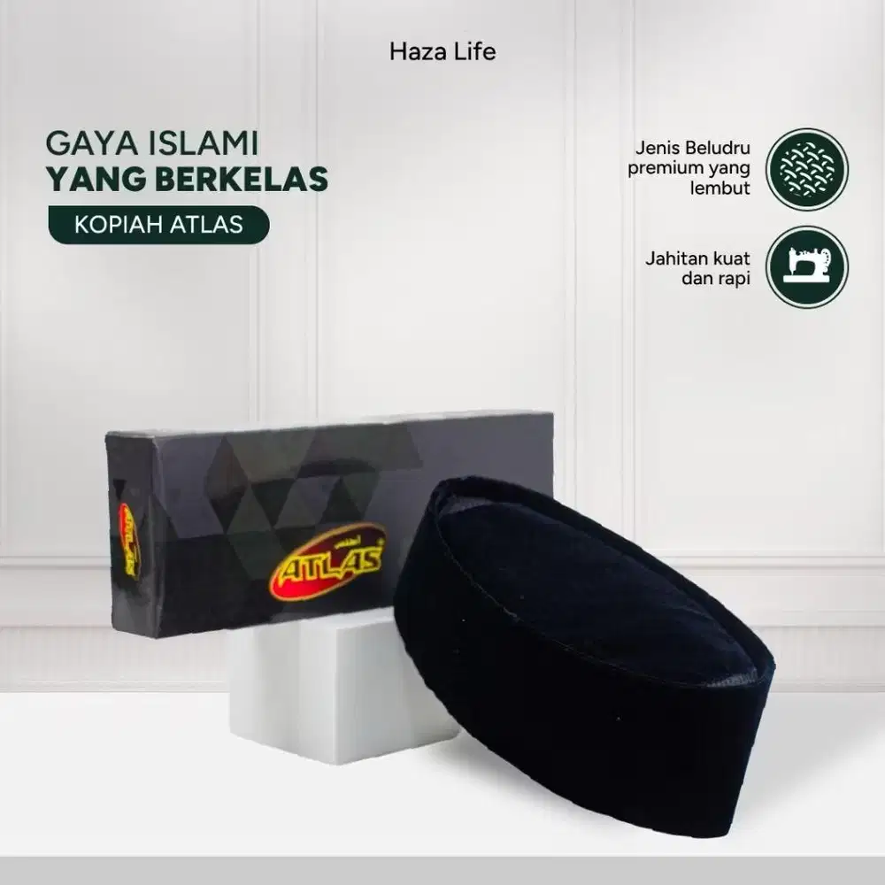 Peci songkok kopiah atlas
