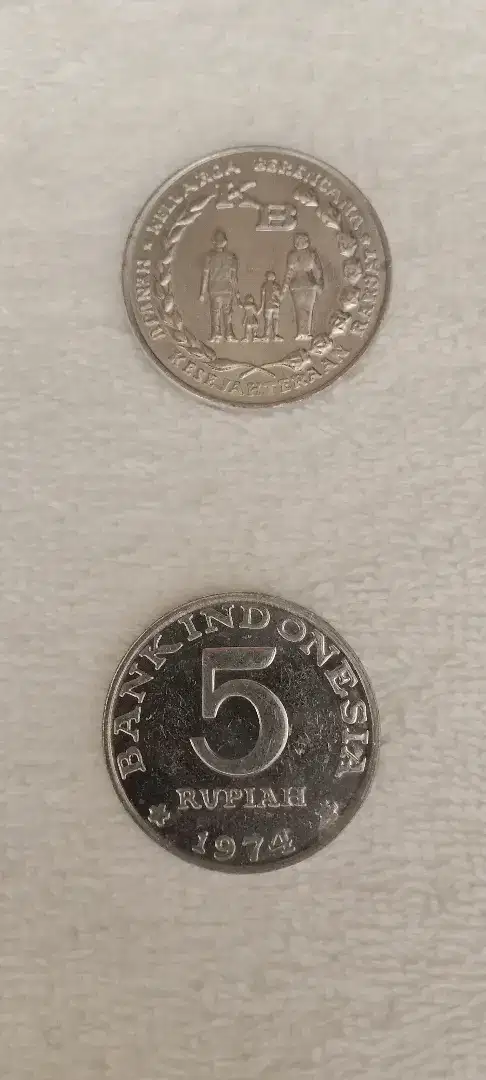 Koin Kuno Rp 5 KB ( Keluarga Berencana )