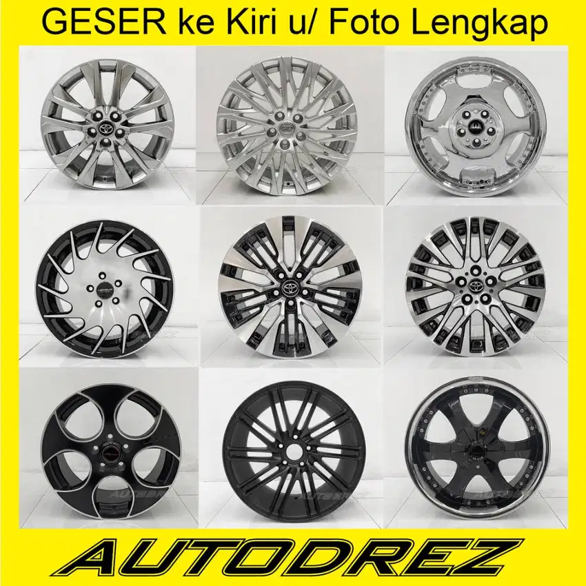 Velg Ring 17 R 17 18 R18 PCD 5x114 5x100 Lubang 5 Innova Honda ToyotaD