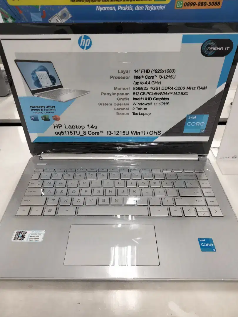 Laptop HP cpre i3 4+4 GB 512 GB