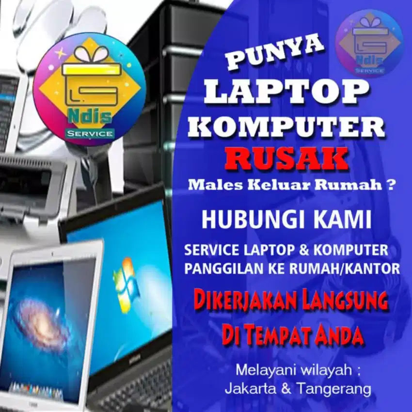 Service Komputer Laptop Panggilan Jakarta Tangerang Install Upgrade
