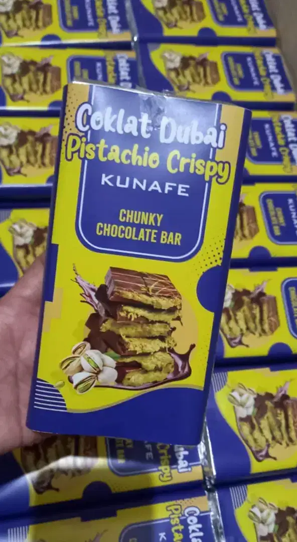 Coklat Dubai Pistacio Kunafe Viral