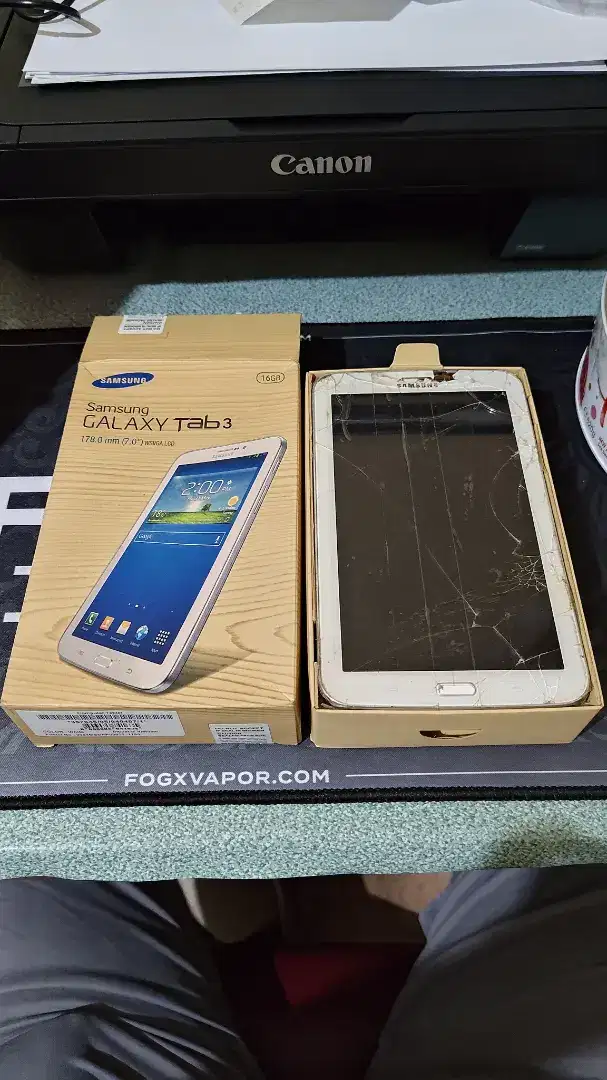 Samsung Galaxy Tab 3 Matot Hancur