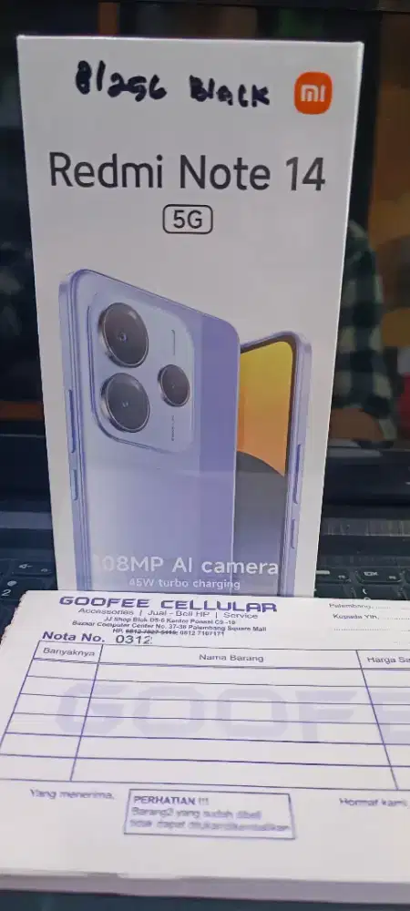 Xiaomi Redminote 14 5G 8/256 & 12/512 Resmi