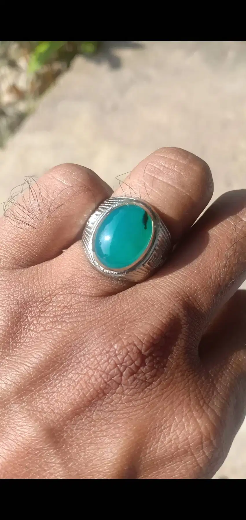 Cincin Batu permata bacan doko kristal