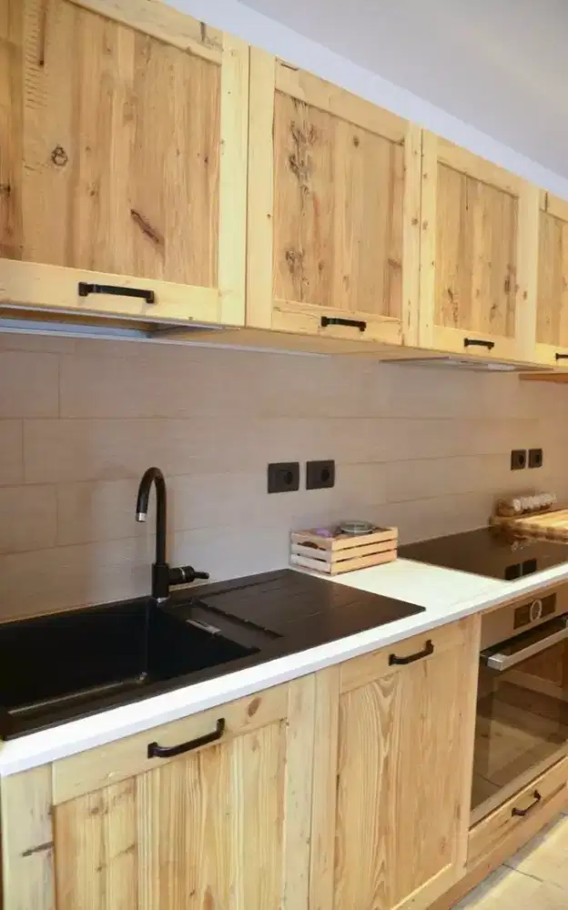 Kitchen set kayu jati belanda