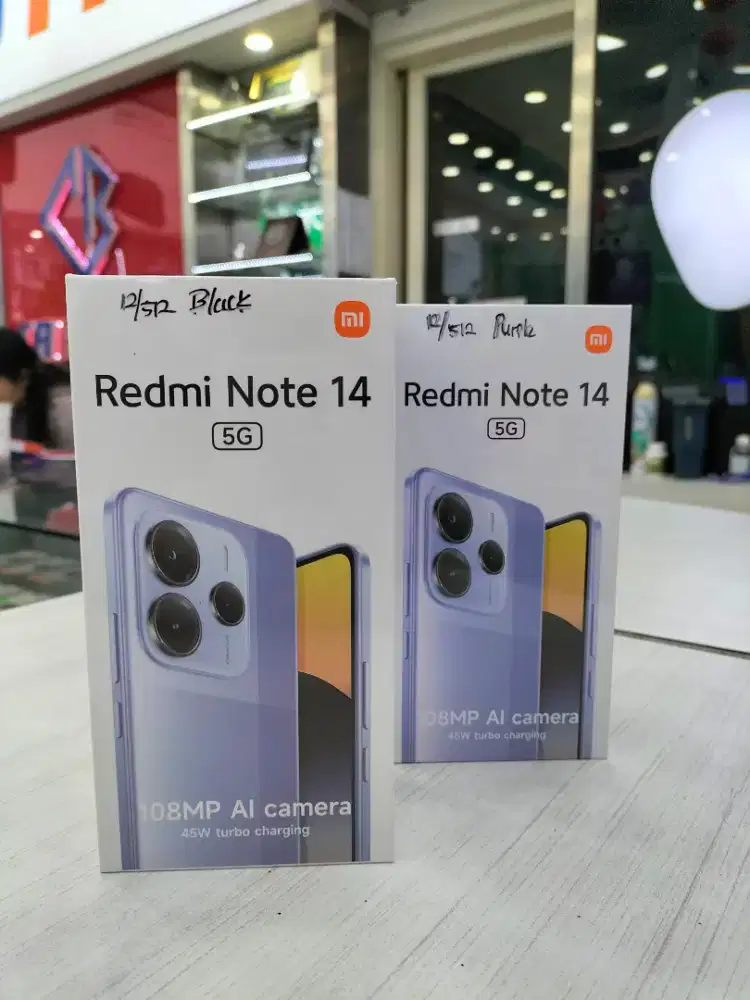 Redmi note 14 5g (12/512) baru