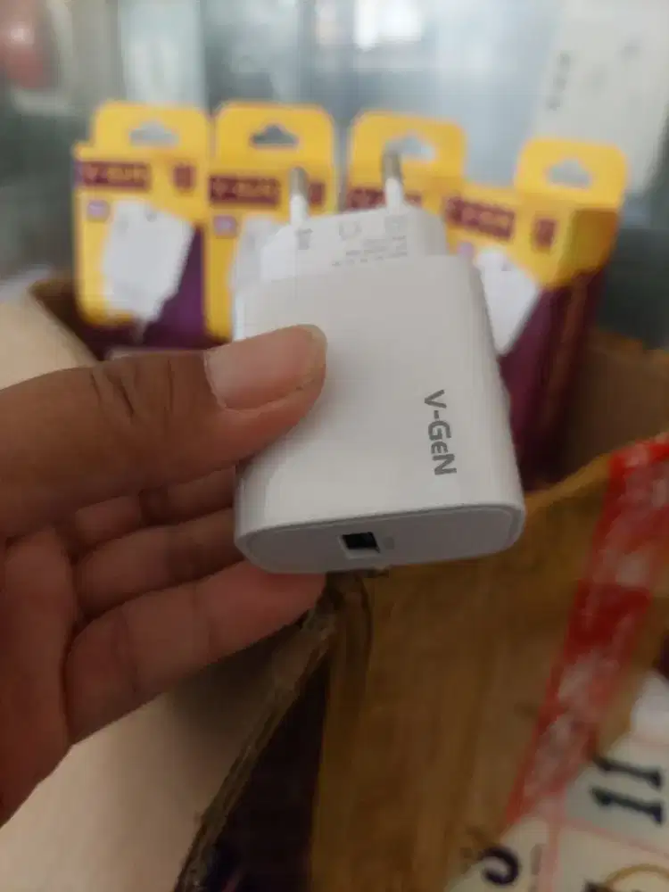 Adaptor batok kepala charger 18w original VGen