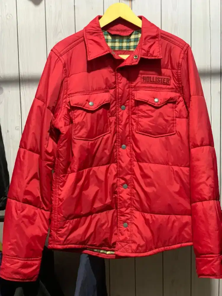 Hollister California Carlsbad Jaket Puffer Bulang ORI Who AU Patagonia