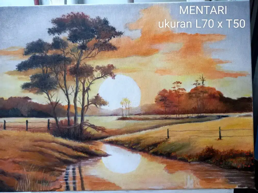 Lukisan KANVAS CAT MINYAK