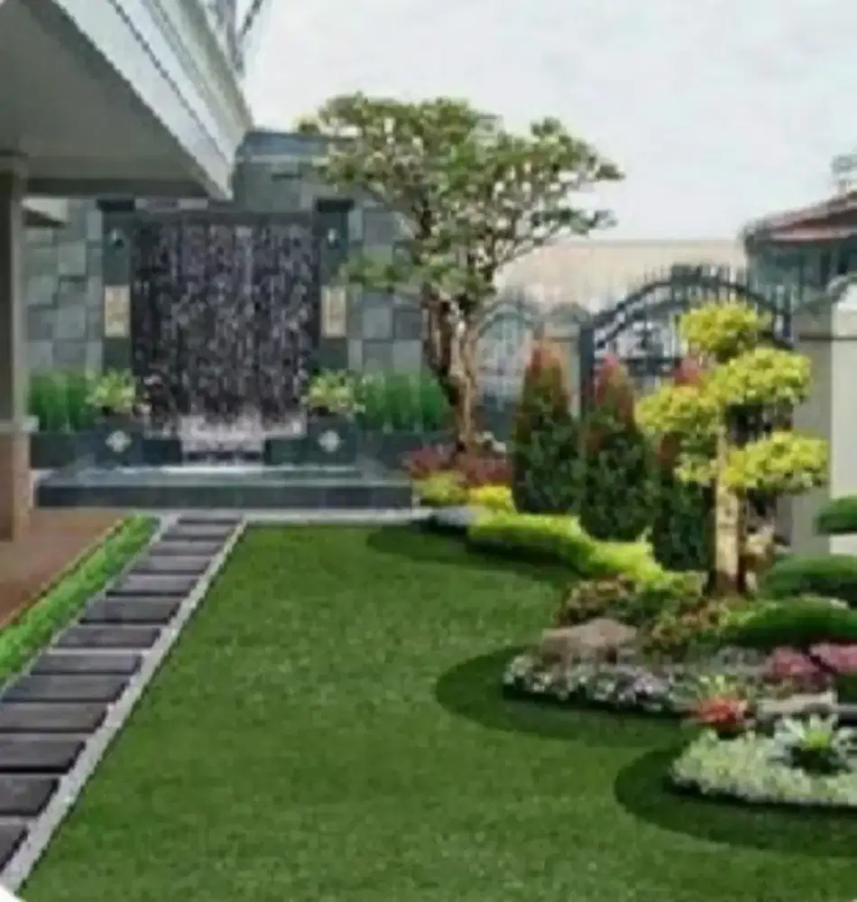 Taman rumput landscape