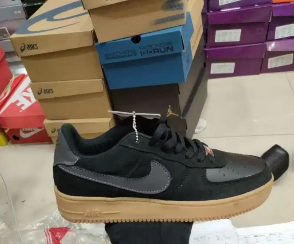 Nike Air Force 1 '07 Black Suede [Nego Waras]