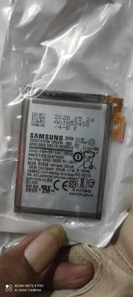 Batre samsung zflip 3 BF 711aby Bf700aby