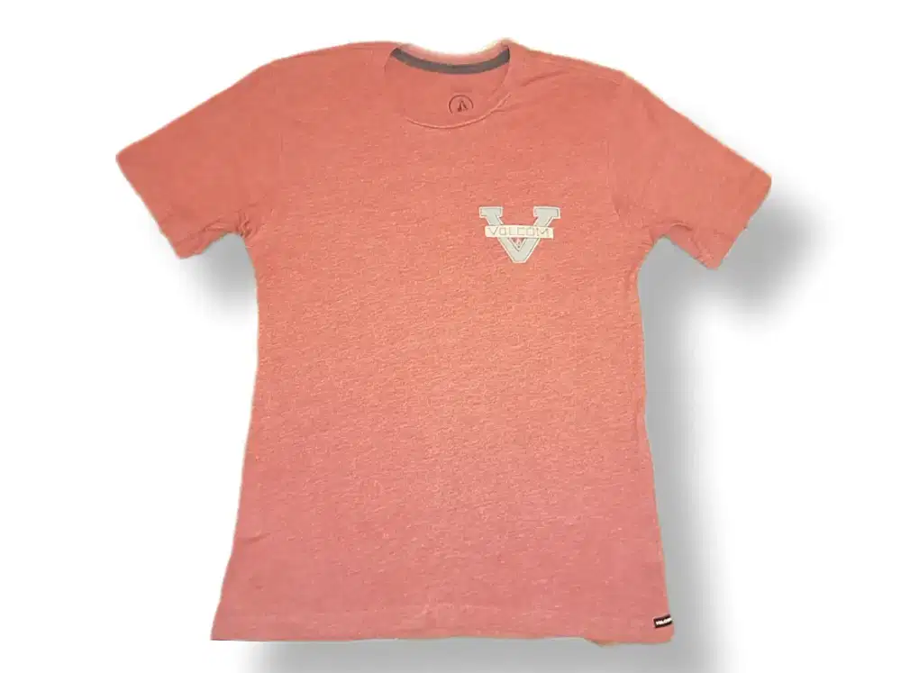 Baju kaos anak remaja unisex volcom boys heather original