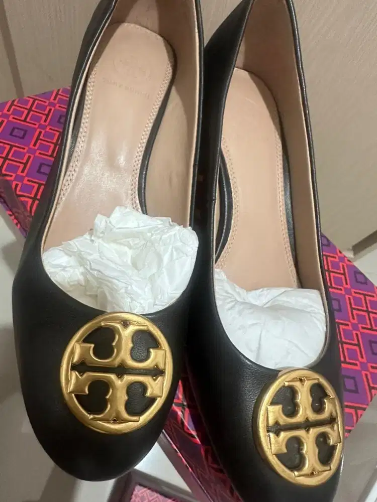 tory burch heels black uk 38
