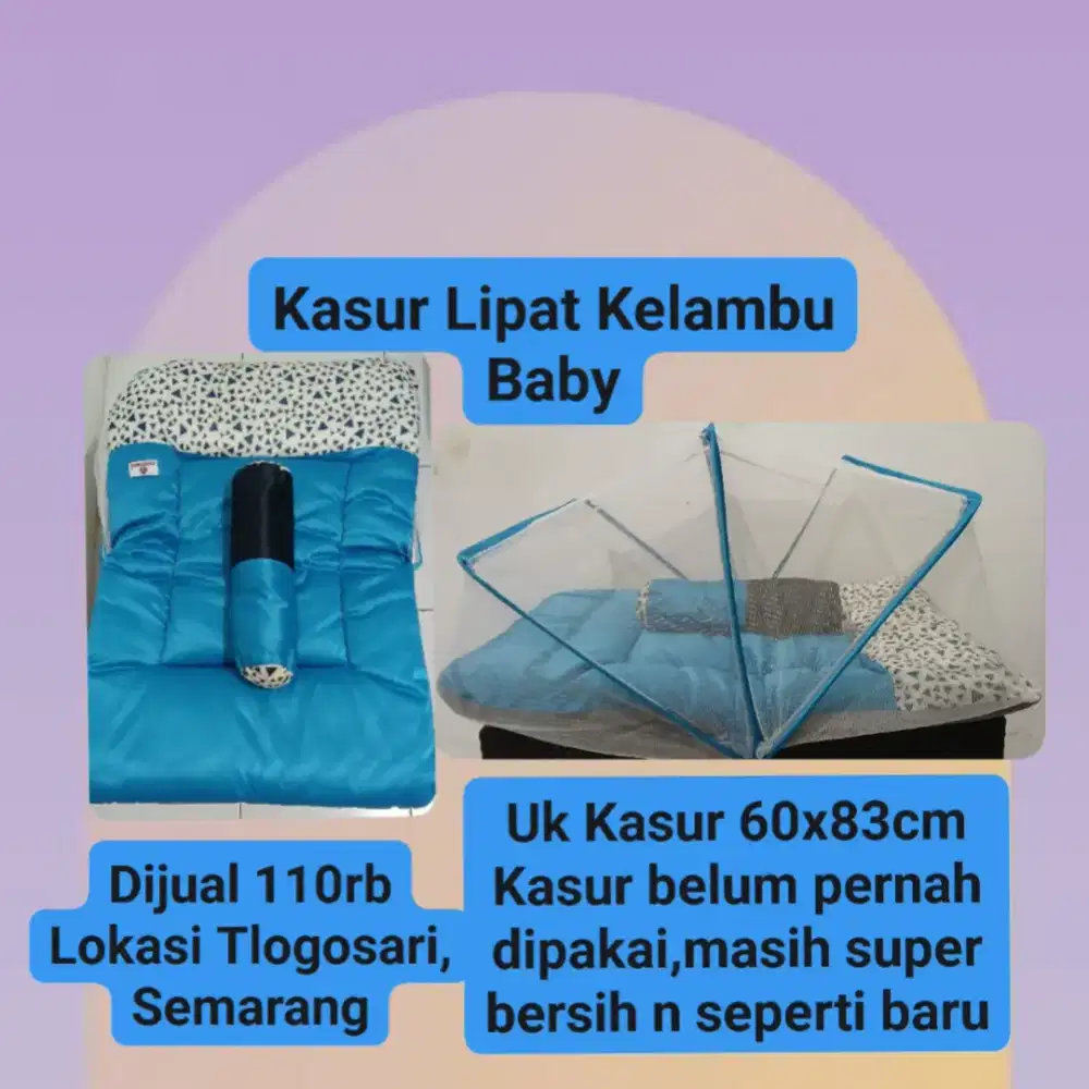 Kasur Lipat Kelambu Baby