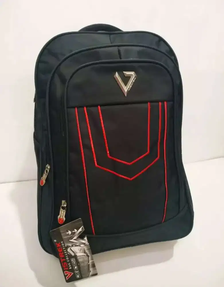 Vistrek Tas Ransel Laptop Impor Polyester Nylon Frree Rain Cover