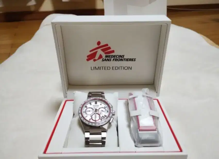 Seiko Astron GPS Solar SBXC133 Medecins Sans Frontieres Limited 800