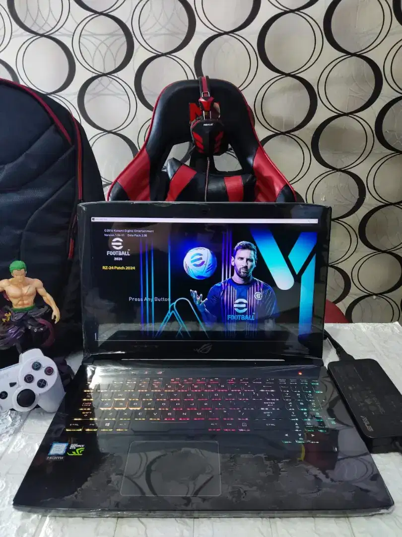 [BONUS RANSEL] Laptop Game Asus ROG STRIX II CORE I7 Ram 16Gb/ssd 512!