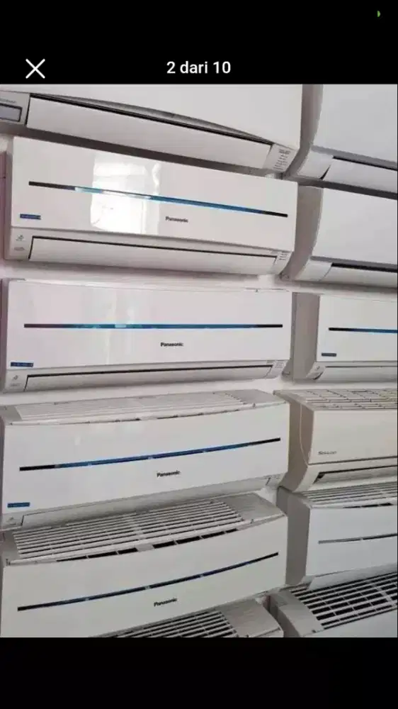 Ac seken 1/2pk-1pk putih mulus