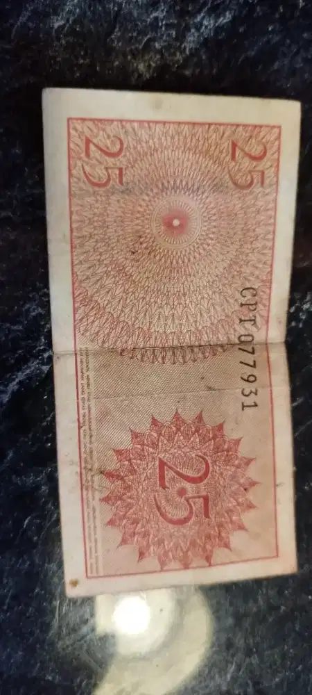 UANG PECAHAN 25 RUPIAH 1964