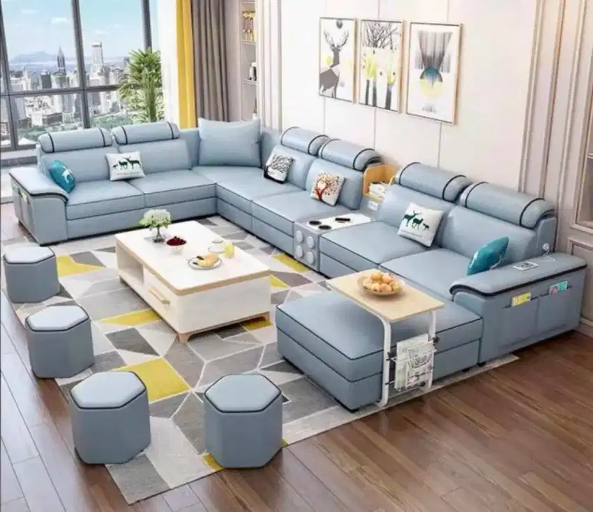 SOFA MINIMALIS LETER U MEWAH
