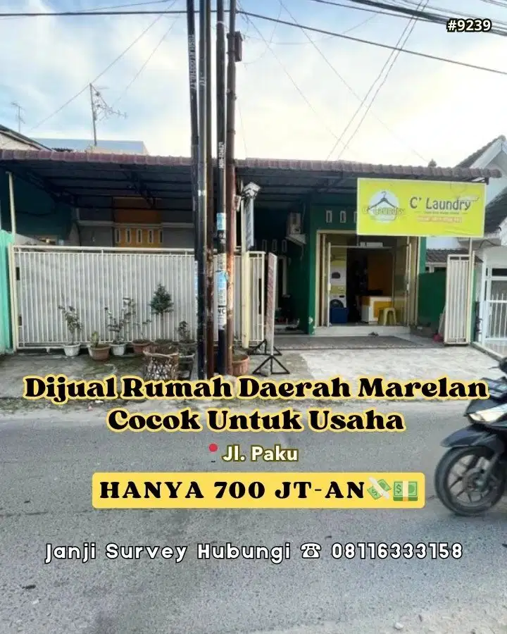 Dijual Rumah Siap Huni Cocok untuk Usaha Daerah Marelan