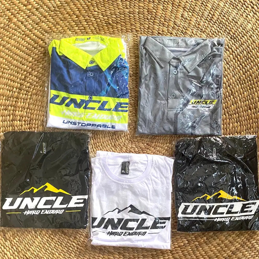 T-SHIRT / KAOS / JERSEY PANITIA OFFICIAL UNCLE HARD ENDURO 2024 x IOF