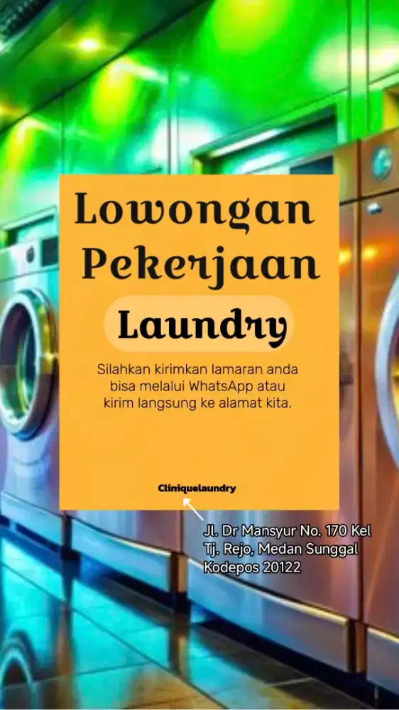 Lowongan Kerja Laundry