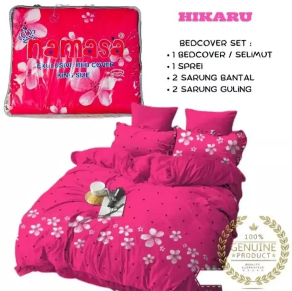 Dijual Set Bedcover (Baru)