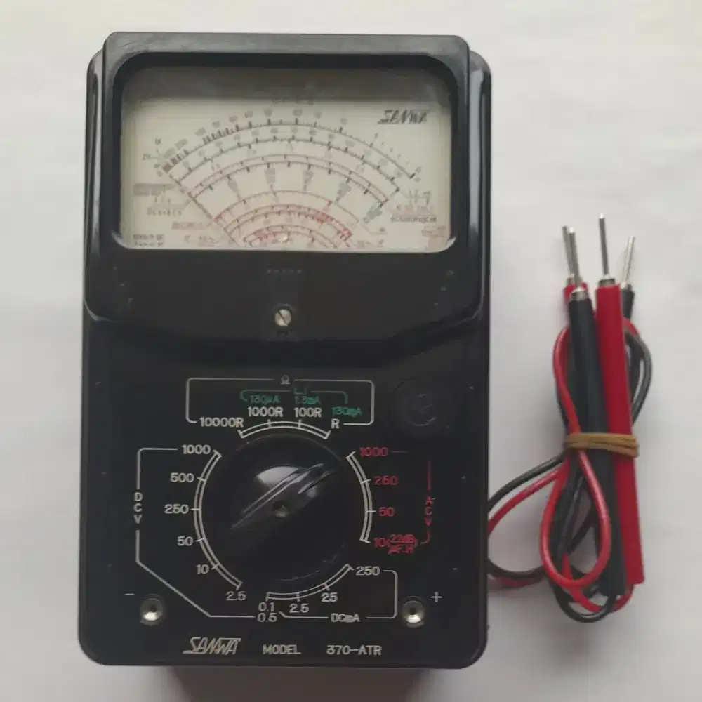 Multimeter Sanwa 370-ATR Jadul Antik Multitester Sanwa Avometer Sanwa