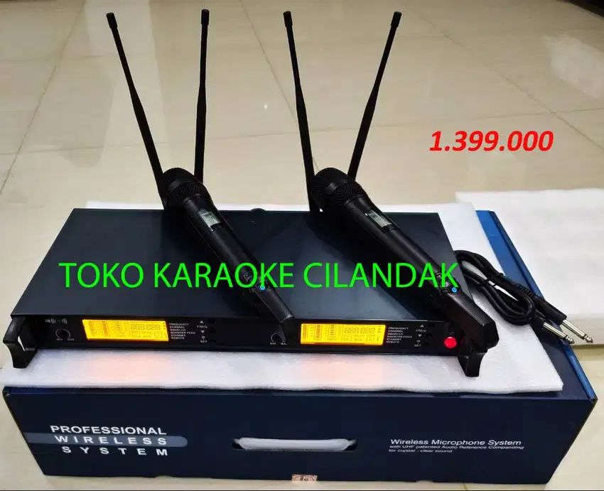 mic wireless murah bahan babet