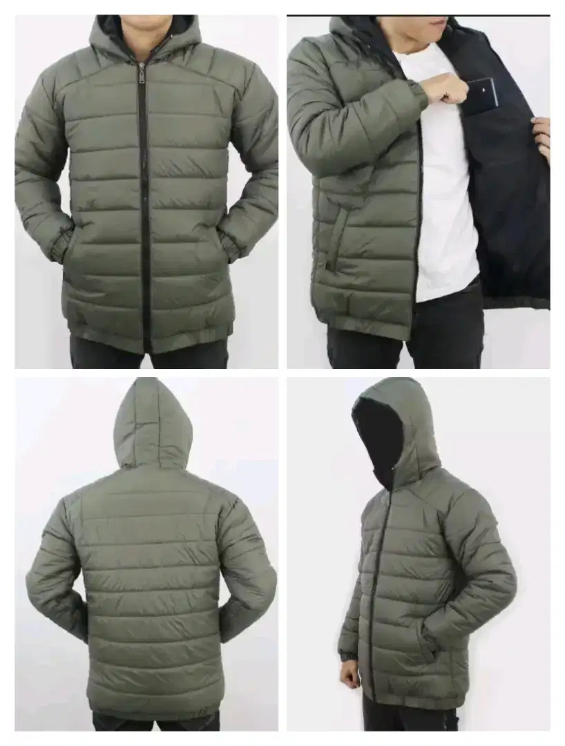 Jaket Gelembung Puffer Pria Musim Dingin Baru
