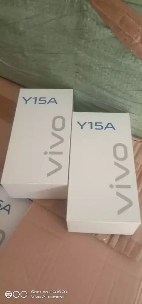 Dus hape full aksesoris Vivo  y21s dan vivo 15 A