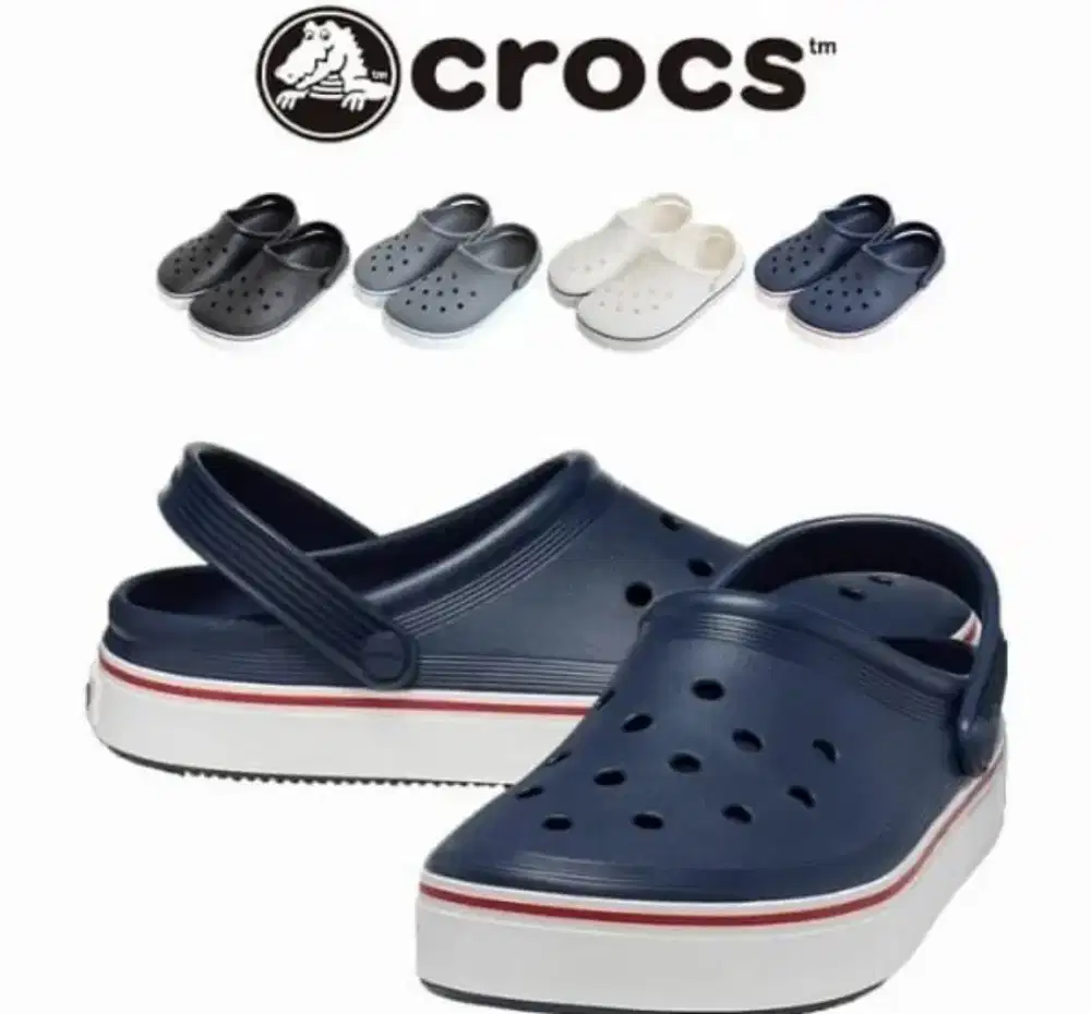 Crocs clean clog sepatu sandal pria