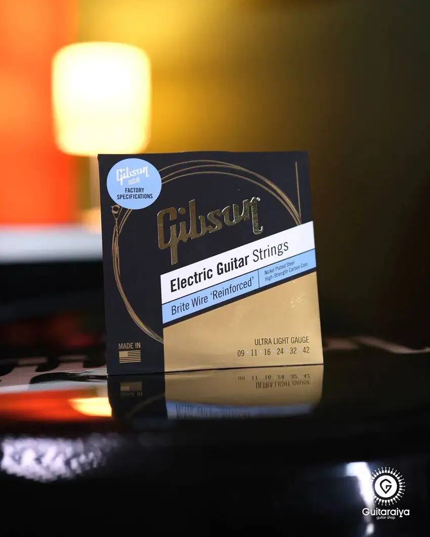 Senar gitar elektrik Gibson Strings 0.9-42 Original USA