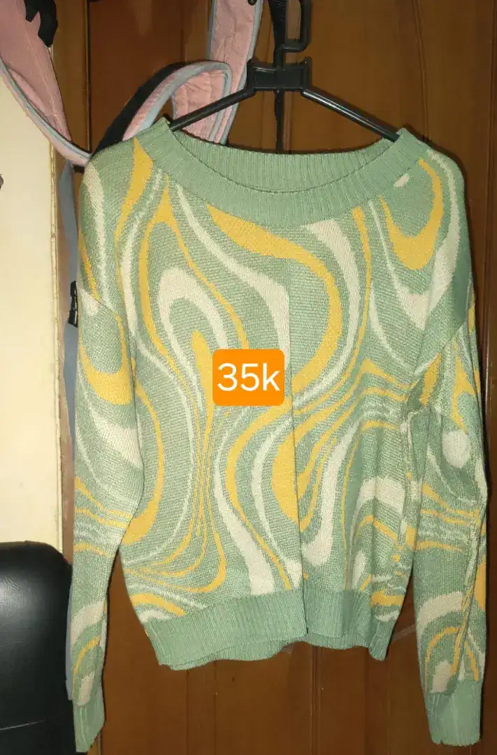 Sweater Rajut Wanita Green