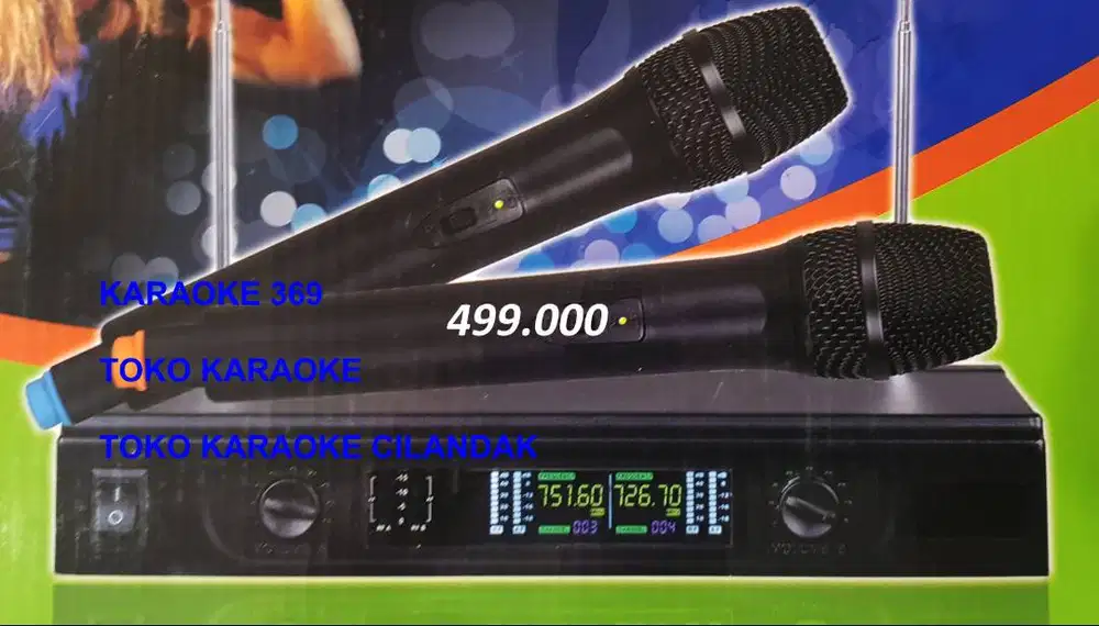 microphone wireles 2mic murah