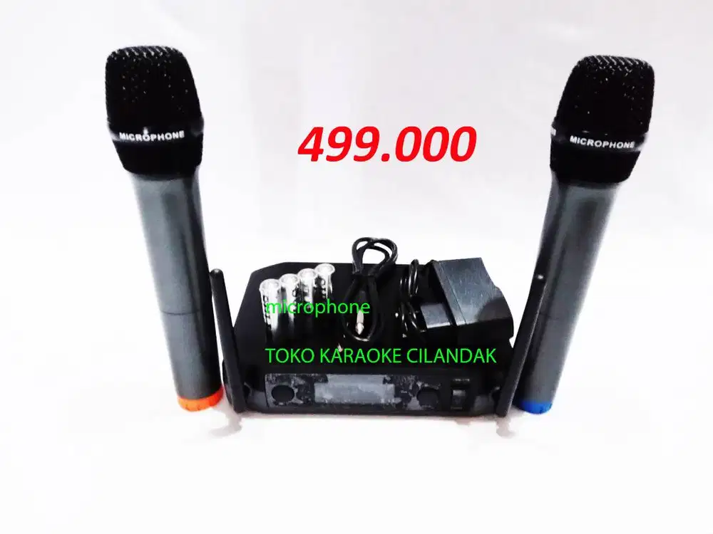 jual mic wireless murah 2mic