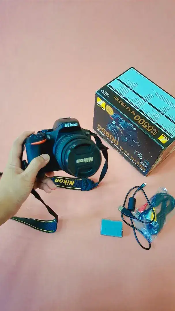 Camera nikon d5500 like new