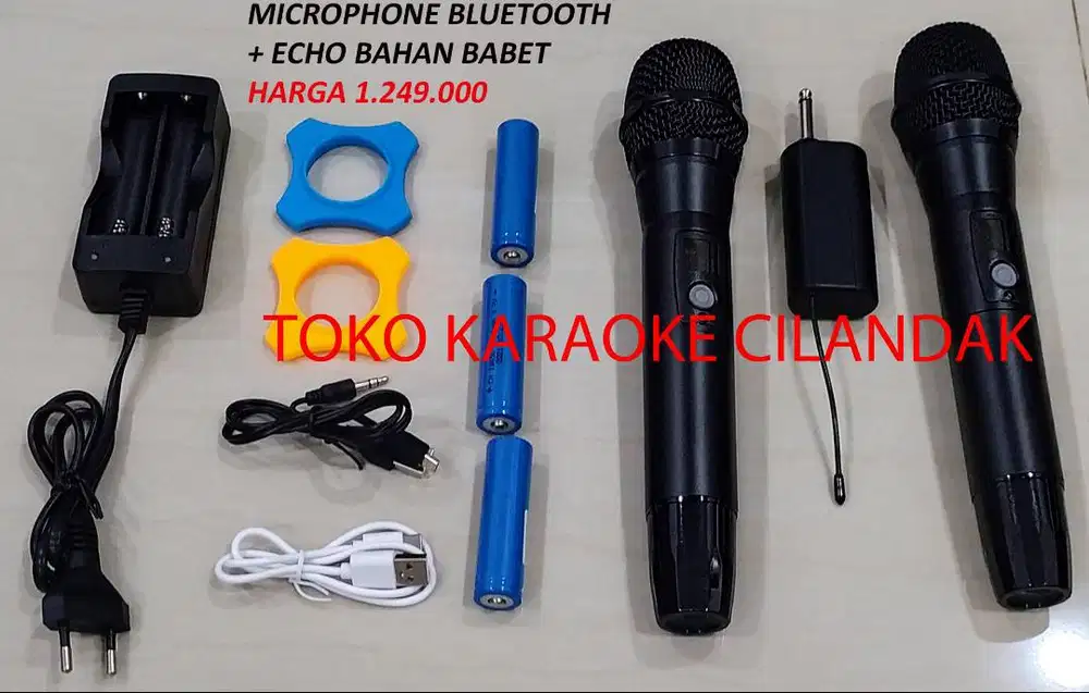 jual mic wireless bluetooth promo