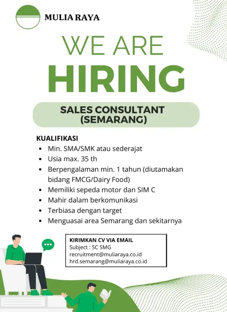 Dibutuhkan Sales Executive