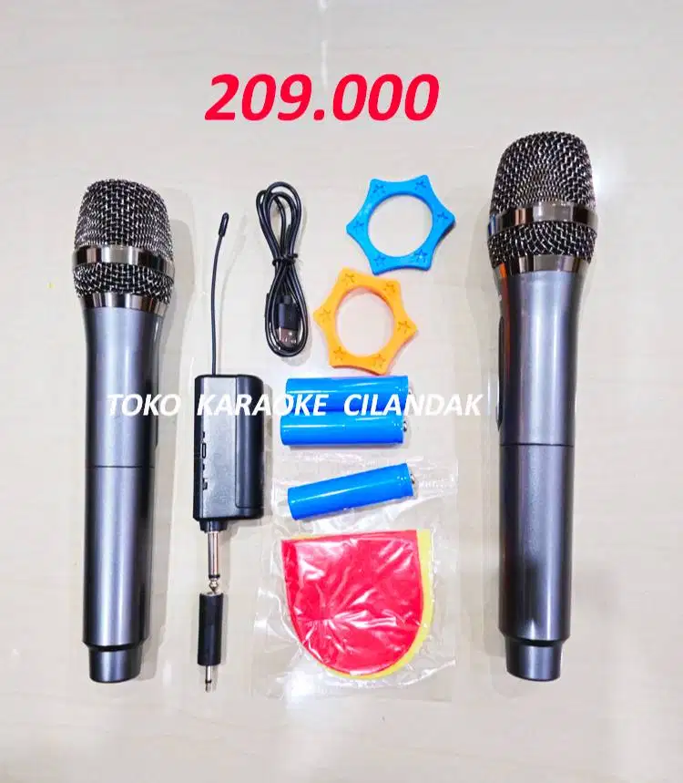 mic wireles murah 2mic