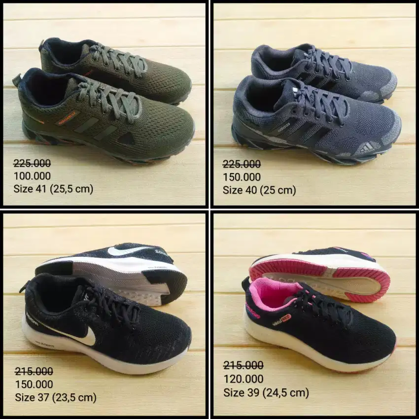 OBRAL sepatu running ex display impor Vietnam
