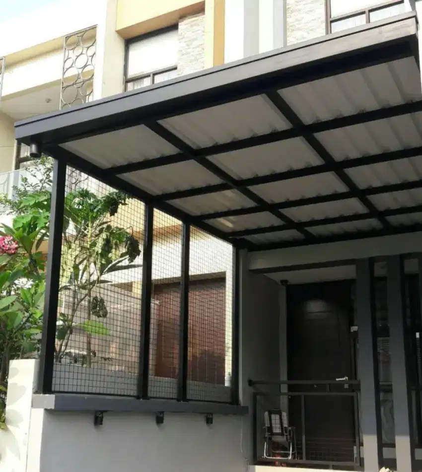 PEMASANGAN CANOPY ALDERON MINIMALIS