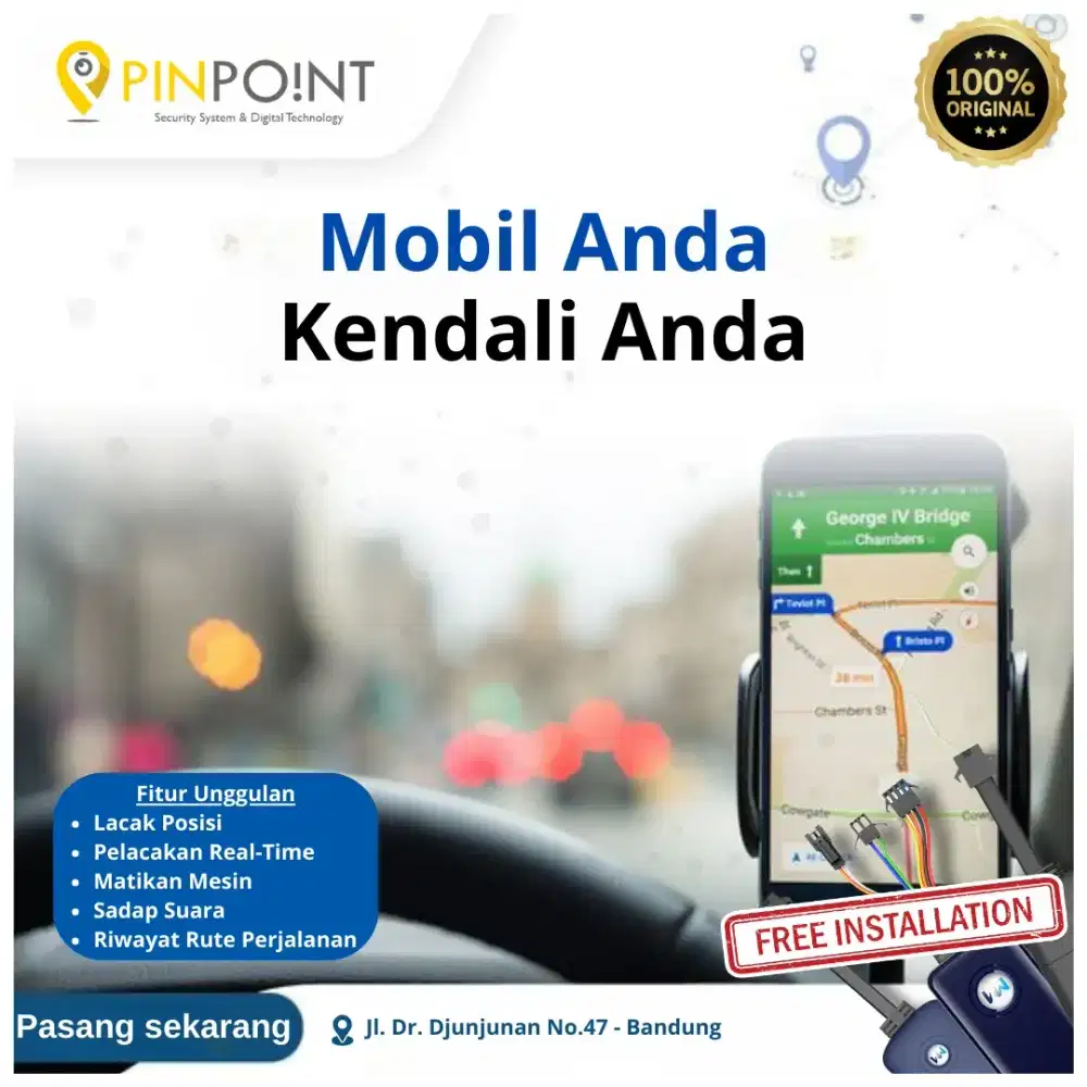 ALAT PELACAK KENDARAAN ANTI MALING BERGARANSI RESMI PLUS PEMASANGAN